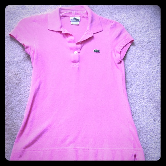 Brand new condition Lacoste shirt, pink