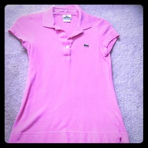 Brand new condition Lacoste shirt, pink