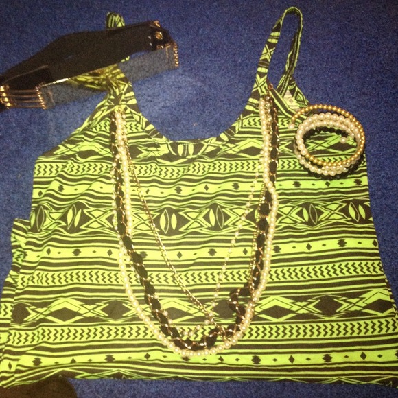 Lime Green Top