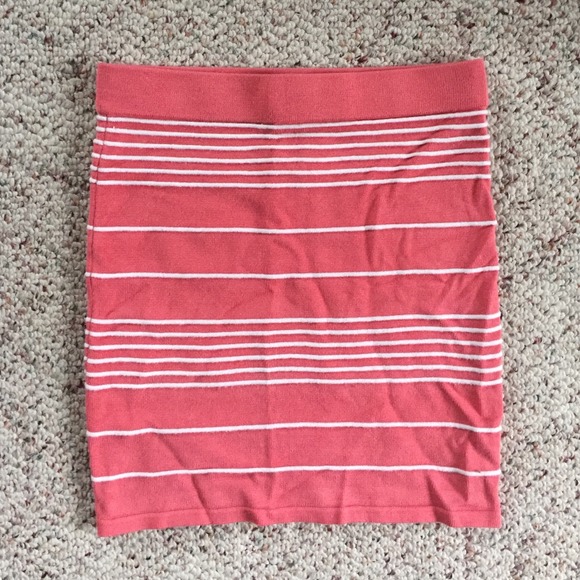 Charlotte Russe Peach Body Con Skirt