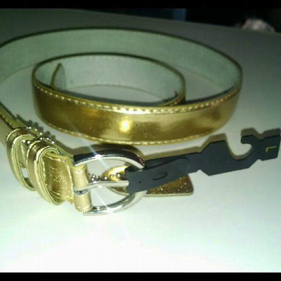 Gold Pants Belt