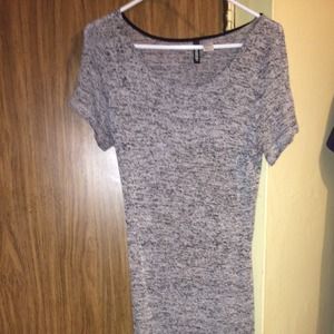 Heather grey maxi cut out dress