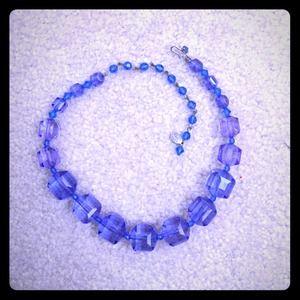 Tarina Tarantino Blue Crystal necklace