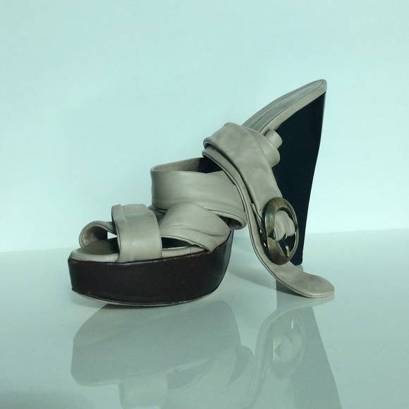 Philosophy Strap Heel Platforms