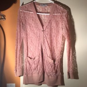 Forever 21 Lace Cardigan