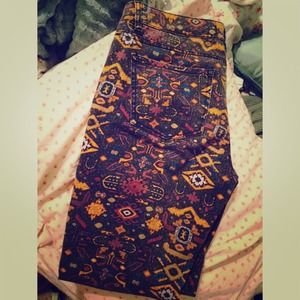 Forever 21 skinny Aztec pants *new pics! *