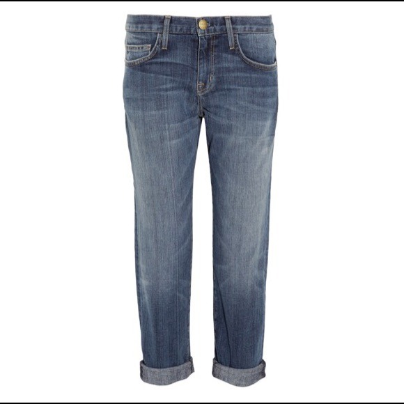 NWOT Current Elliot cropped boyfriend jeans