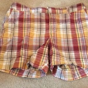 Plaid shorts