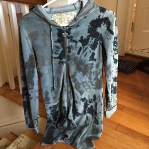 💕Sold in Bundle💕Royal Plush Velvet Tie Dye Dress