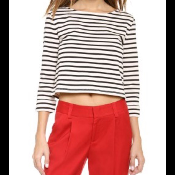 🎉HP 1/31/15🎉 alice + olivia Boxy Crop Top