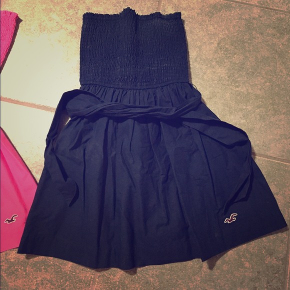 Navy blue Hollister dress.