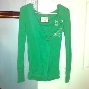 NWOT Green Long Sleeve Shirt