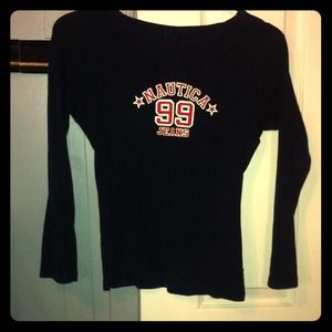 Dark Blue 3/4 Sleeve Shirt