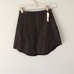 NEW Pac Sun Fake Leather Skirt