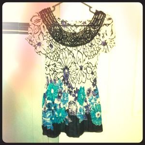 Short Sleeve Flowy Shirt
