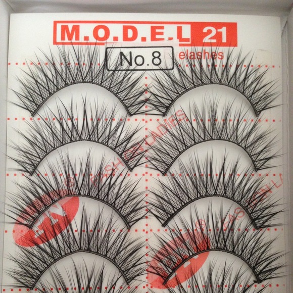 10 pairs of false eyelashes
