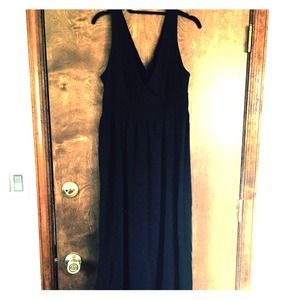 Black maxi dress