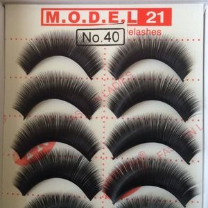 10 pairs of thick false eyelashes