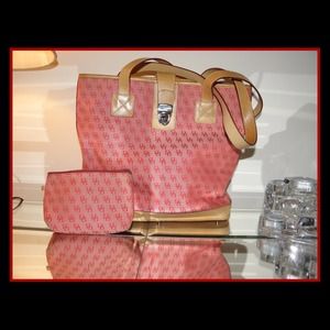 Authentic Dooney & Bourke Red Tote