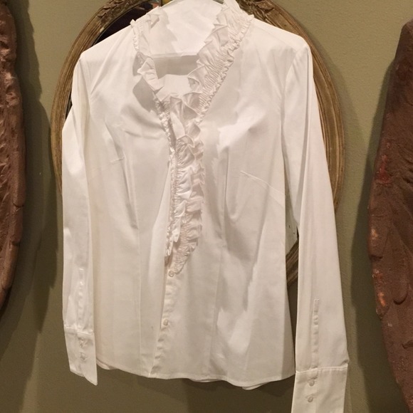 Classic white button up