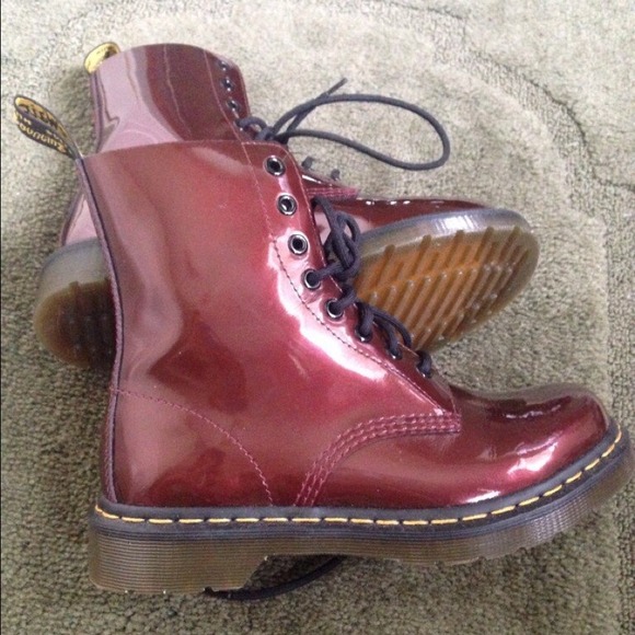 **SALE** burgundy Dr Martens