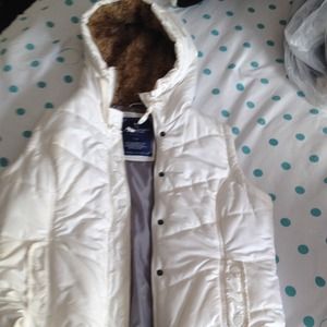 thick American eagle winter vest . NEVER WORN