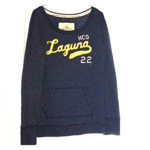 Navy Blue Hollister Sweater / Sweatshirt / Hoodie