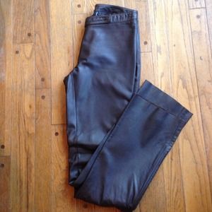 Laundry chocolate brown Leather pants Laundry chocolate brown Leather pants