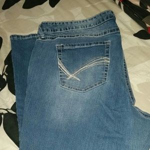 Reign jeans 22 regular distressed style