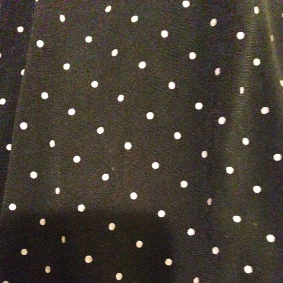 Black skirt with polka dots - Picture 2 of 2