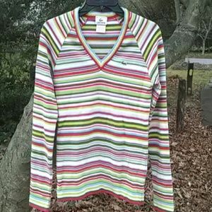 Lacoste striped sweater