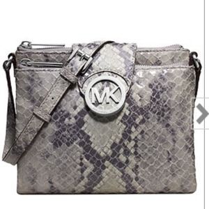 Michael Kors snakeskin crossbody