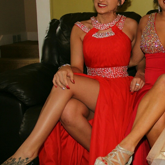 Red Prom Dress - Picture 4 of 4