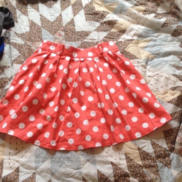 Polka dot circle skirt