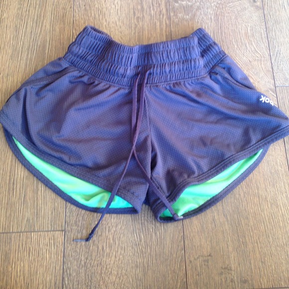 Gray/Green athletic shorts