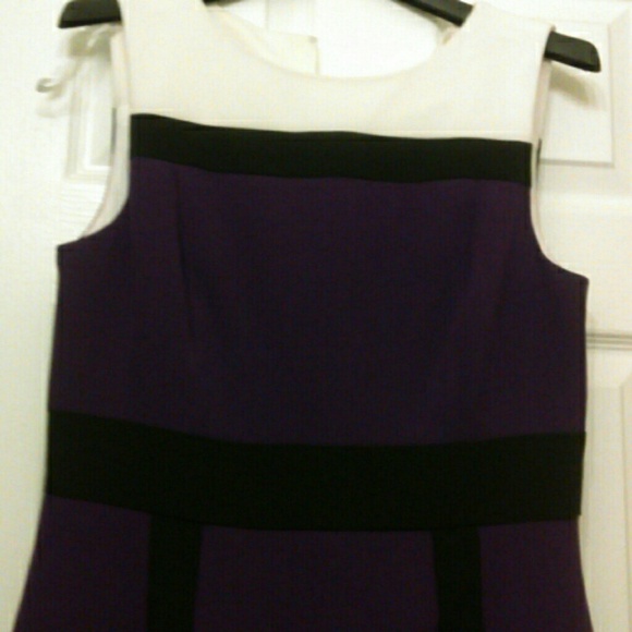 Color block shift dress