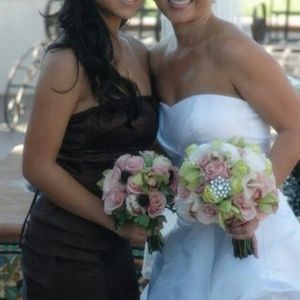 Wedding dress. Dutch silk.