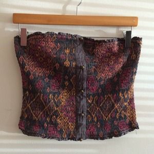 Urban Outfitters Tops - Tribal strapless shirt Urban Outfitters Tops - Tribal strapless shirt
