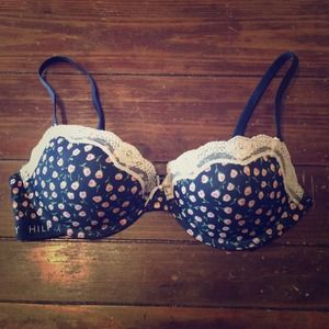 Tommy Hilfiger Floral Print Push Up Bra