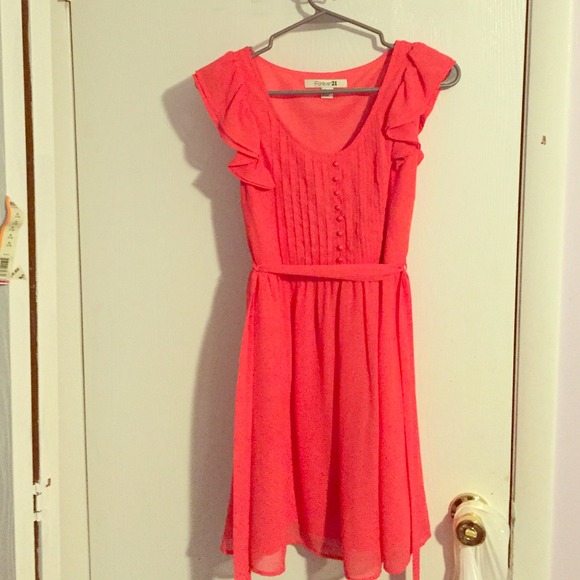 Coral Forever 21 dress