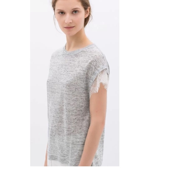 🔥SOLD 🔥Zara Lace Detail Top - Picture 3 of 4