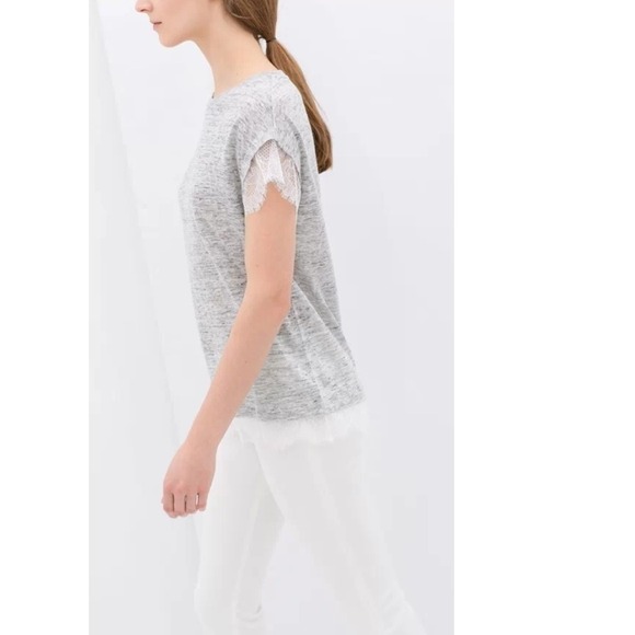 🔥SOLD 🔥Zara Lace Detail Top - Picture 4 of 4