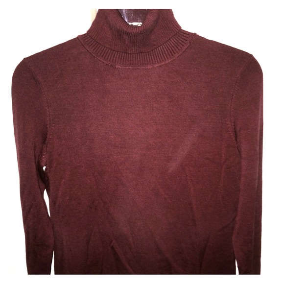 Ann Taylor loft burgundy lightweight sweater