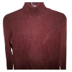 Ann Taylor loft burgundy lightweight sweater