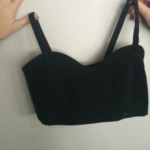 BRANDY MELVILLE rib caged bralette!