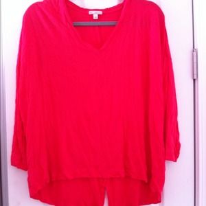 Bright Coral flowly Shirt