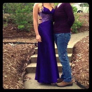 PURPLE PROM DRESS