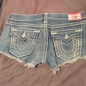 Authentic True Religion shorts. Worn twice!