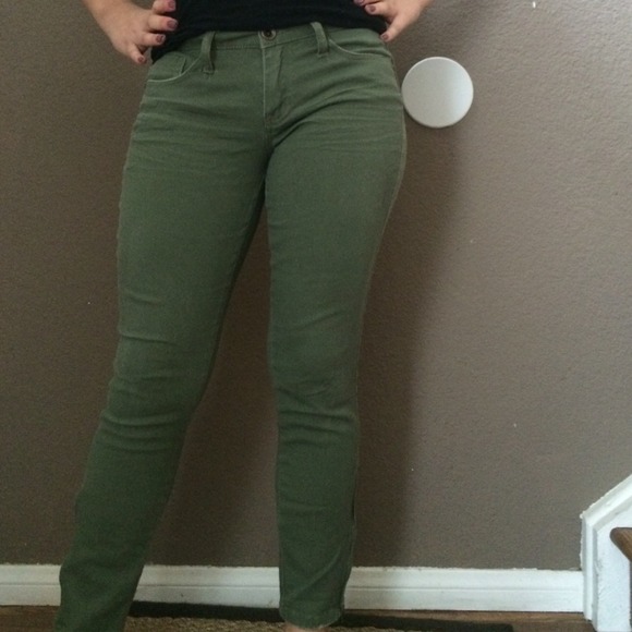 Dollhouse olive green jeans