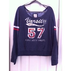 Varsity sweater shirt